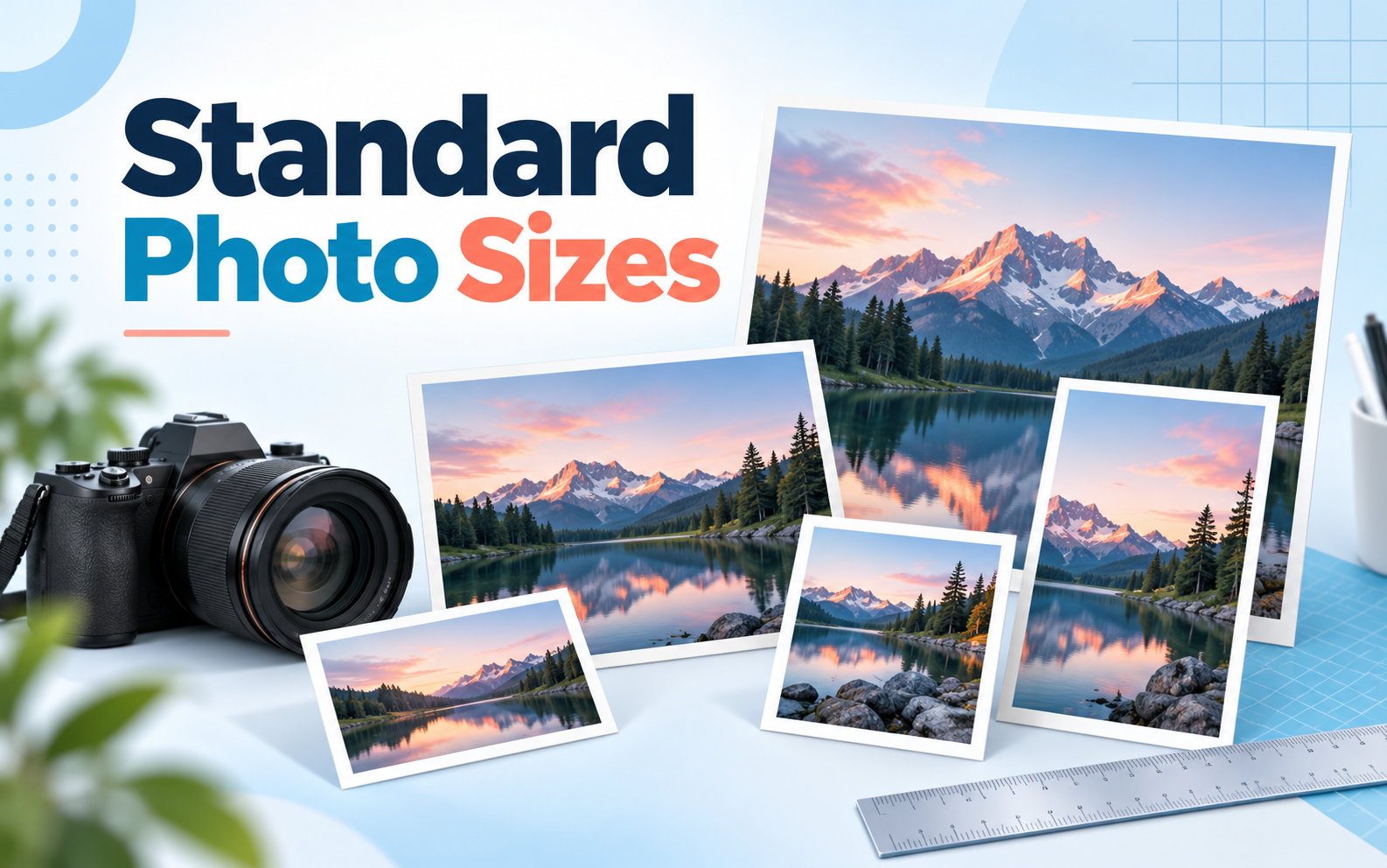 Standart photo sizes